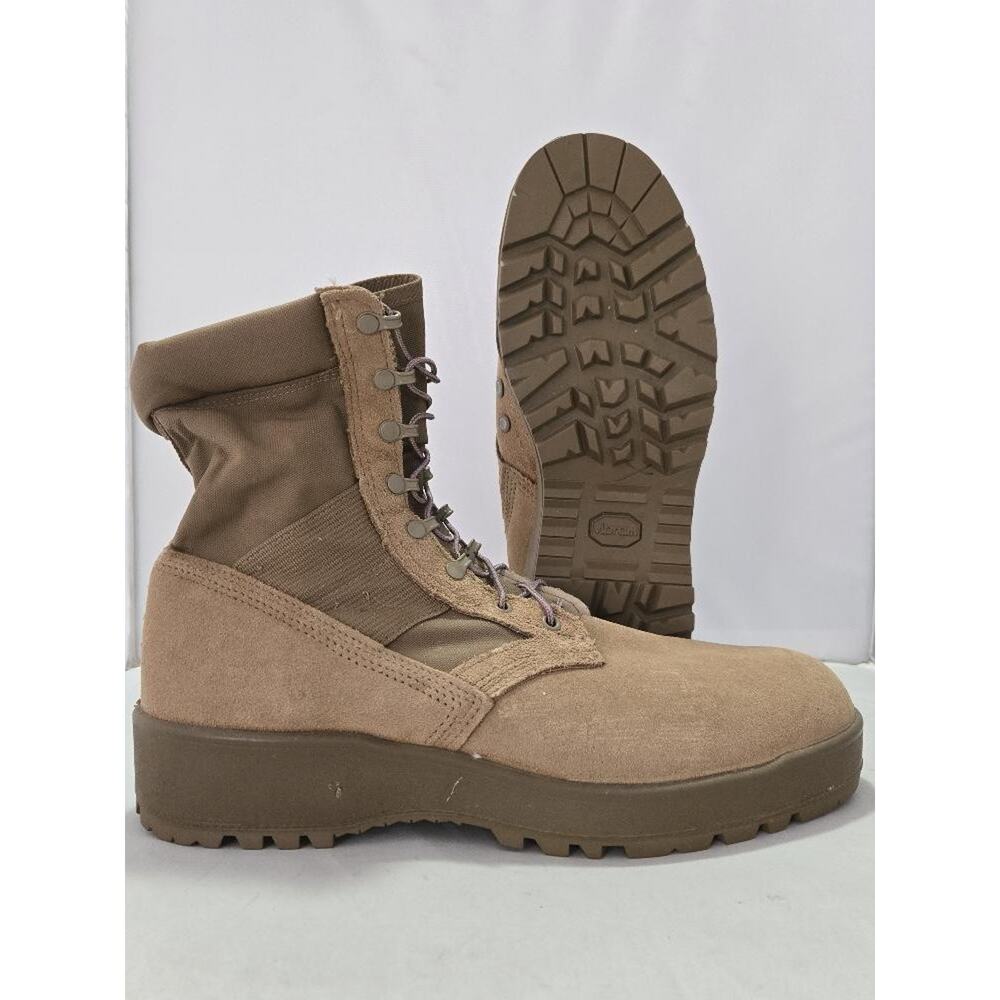 Men’s Hot Weather Combat Boots Panama Sole Coyote Tan US 14R Military